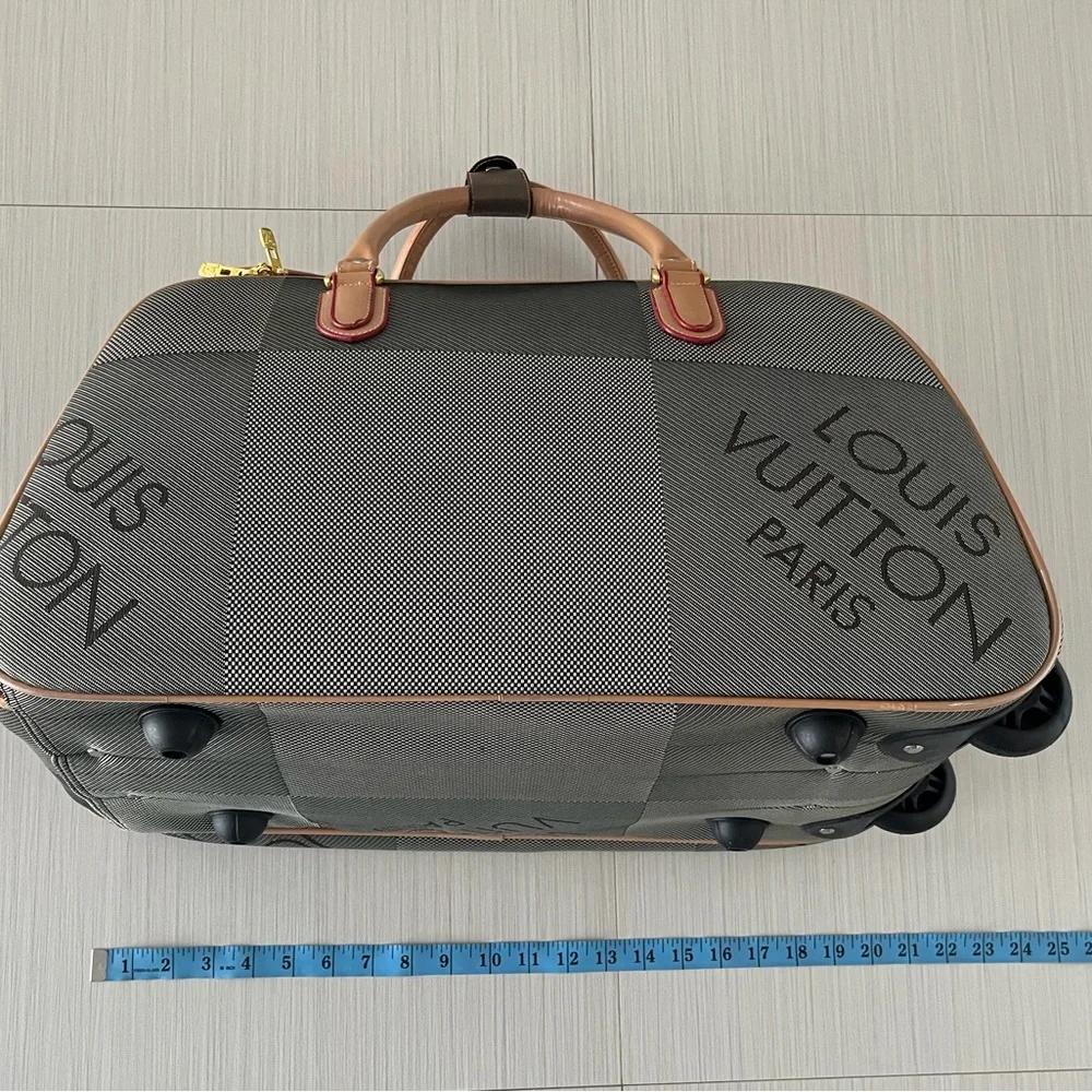 Louis Vuitton Brown and Black Travel Bag